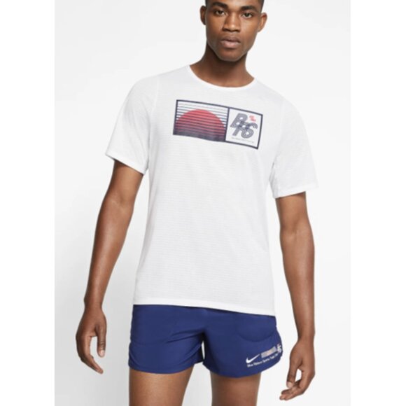 Nike Rise 365 Blue Ribbon Sports Men's Running T-Shirt (CU3419-100) - Picture 3 of 6